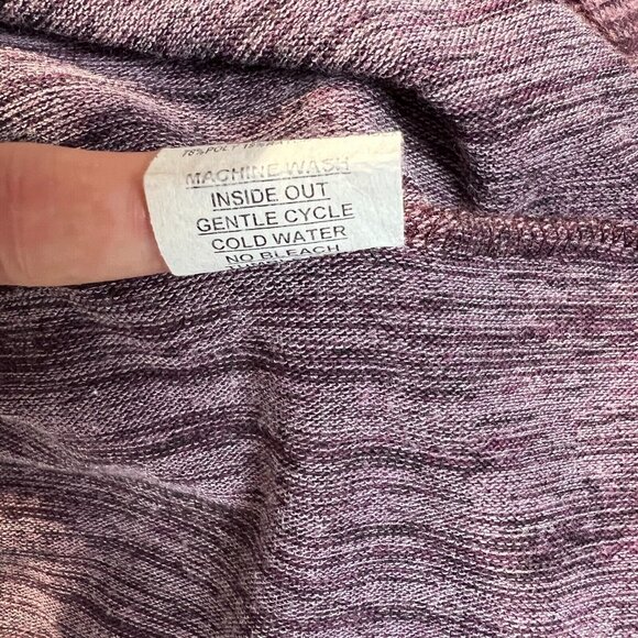 David Cline Sweater Womens XL Wine Cowl Neck‎ Long Sleeve Pullover Relaxed Fit - Picture 9 of 9